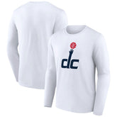 Washington Wizards Alternate Logo Long Sleeve T-Shirt White - NBA