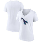 Charlotte Hornets Women's Alternate Logo V-Neck T-Shirt White - NBA