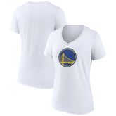 Golden State Warriors Women's Alternate Logo V-Neck T-Shirt White - NBA