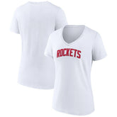 Houston Rockets Women's Alternate Logo V-Neck T-Shirt White - NBA