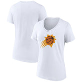 Phoenix Suns Women's Alternate Logo V-Neck T-Shirt White - NBA
