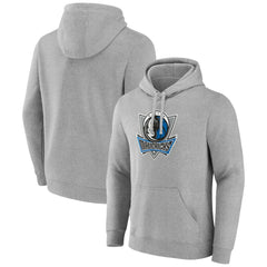 Dallas Mavericks Alternate Logo Pullover Hoodie Gray - NBA