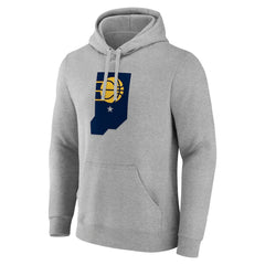 Indiana Pacers Alternate Logo Pullover Hoodie Gray - NBA