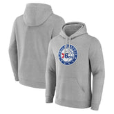 Philadelphia 76ers Alternate Logo Pullover Hoodie Gray - NBA