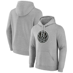 San Antonio Spurs Alternate Logo Pullover Hoodie Gray - NBA