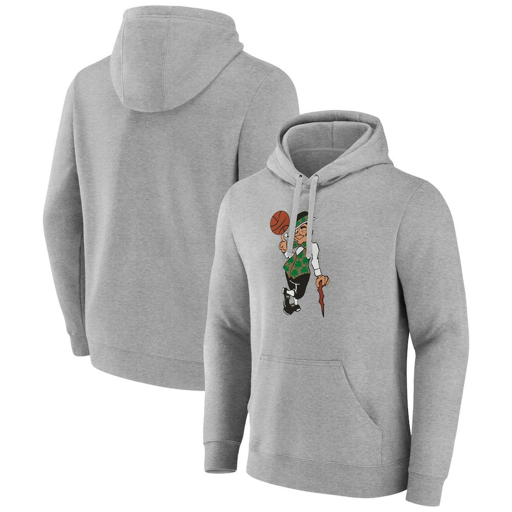 Boston Celtics Alternate Logo Pullover Hoodie Gray - NBA
