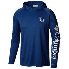 Tampa Bay Rays Columbia Terminal Tackle Long Sleeve Hoodie T-Shirt - MLB