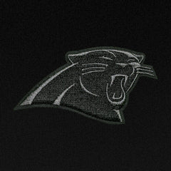 Carolina Panthers Antigua Tonal Logo Generation Quarter-Zip Pullover Top Black | NFL