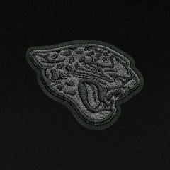 Jacksonville Jaguars Antigua Tonal Logo Tribute Quarter-Zip Pullover Top Black | NFL