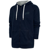 Buffalo Bills Antigua Tonal Logo Victory Full-Zip Hoodie Navy | NFL