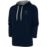 Chicago Bears Antigua Tonal Logo Victory Pullover Hoodie Navy | NFL