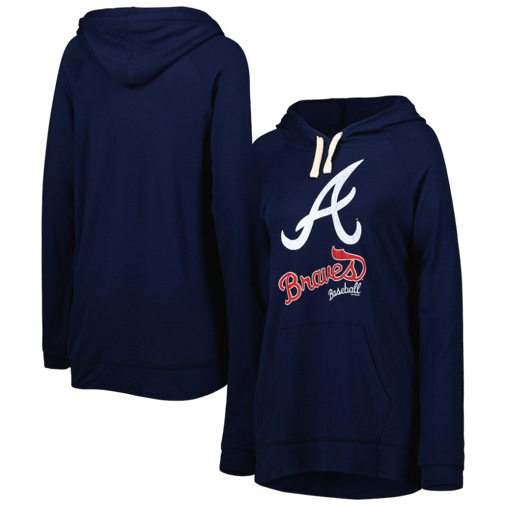 Atlanta Braves Touch Women's Pre-Game Raglan Pullover Hoodie - MLB
