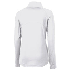 Buffalo Bills Cutter & Buck Women's Throwback Logo Adapt Eco Knit Stretch Recycled Half-Zip Pullover Top White | NFL