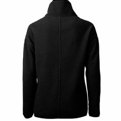 Detroit Lions Cutter & Buck Women's Throwback Logo Cascade Eco Sherpa Fleece Half-Zip Pullover Jacket Black | NFL