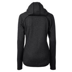 Buffalo Bills Cutter & Buck Women's Throwback Logo Mainsail Full-Zip Jacket Heather Charcoal | NFL