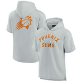 Phoenix Suns Unisex Elements Super Soft Fleece Short Sleeve Pullover Hoodie Gray - NBA