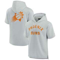 Phoenix Suns Unisex Elements Super Soft Fleece Short Sleeve Pullover Hoodie Gray - NBA