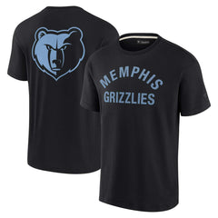 Memphis Grizzlies Unisex Elements Super Soft Short Sleeve T-Shirt Black - NBA