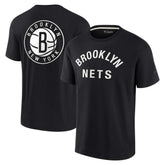 Brooklyn Nets Unisex Elements Super Soft Short Sleeve T-Shirt Black - NBA