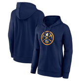 Denver Nuggets Women's Team Primary Logo Pullover Hoodie Navy - NBA