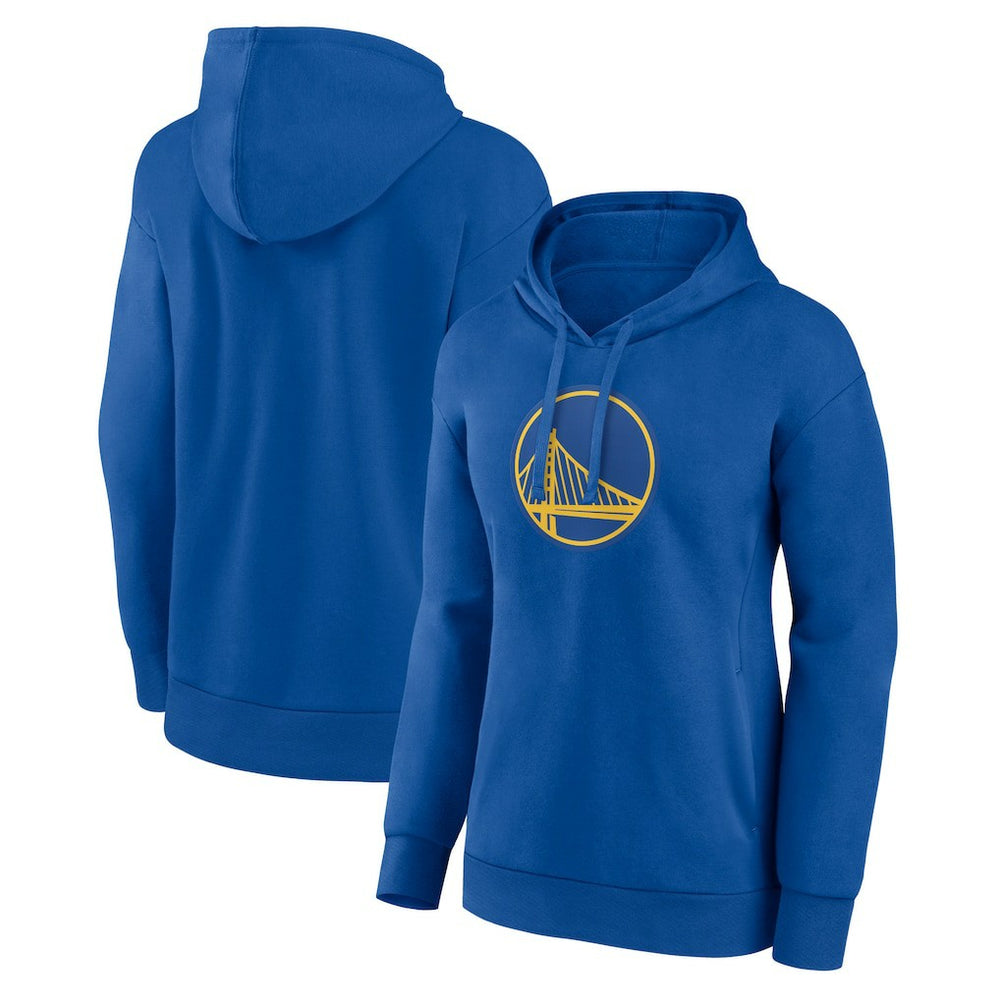 Golden State Warriors Women's Team Primary Logo Pullover Hoodie Royal - NBA