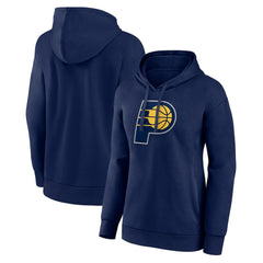 Indiana Pacers Women's Team Primary Logo Pullover Hoodie Navy - NBA