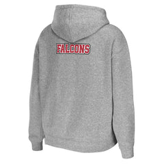 Atlanta Falcons WEAR by Erin Andrews Women's Team Full-Zip Hoodie Heathered Gray | NFL