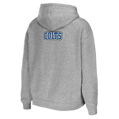 Indianapolis Colts WEAR by Erin Andrews Women's Team Full-Zip Hoodie Heathered Gray | NFL