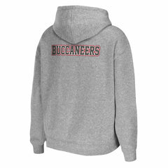 Tampa Bay Buccaneers WEAR by Erin Andrews Women's Team Full-Zip Hoodie Heathered Gray | NFL