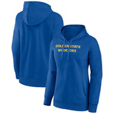 Golden State Warriors Women's Wordmark Alt Pullover Hoodie Royal - NBA