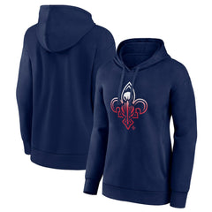New Orleans Pelicans Women's Gradient Logo Pullover Hoodie Navy - NBA