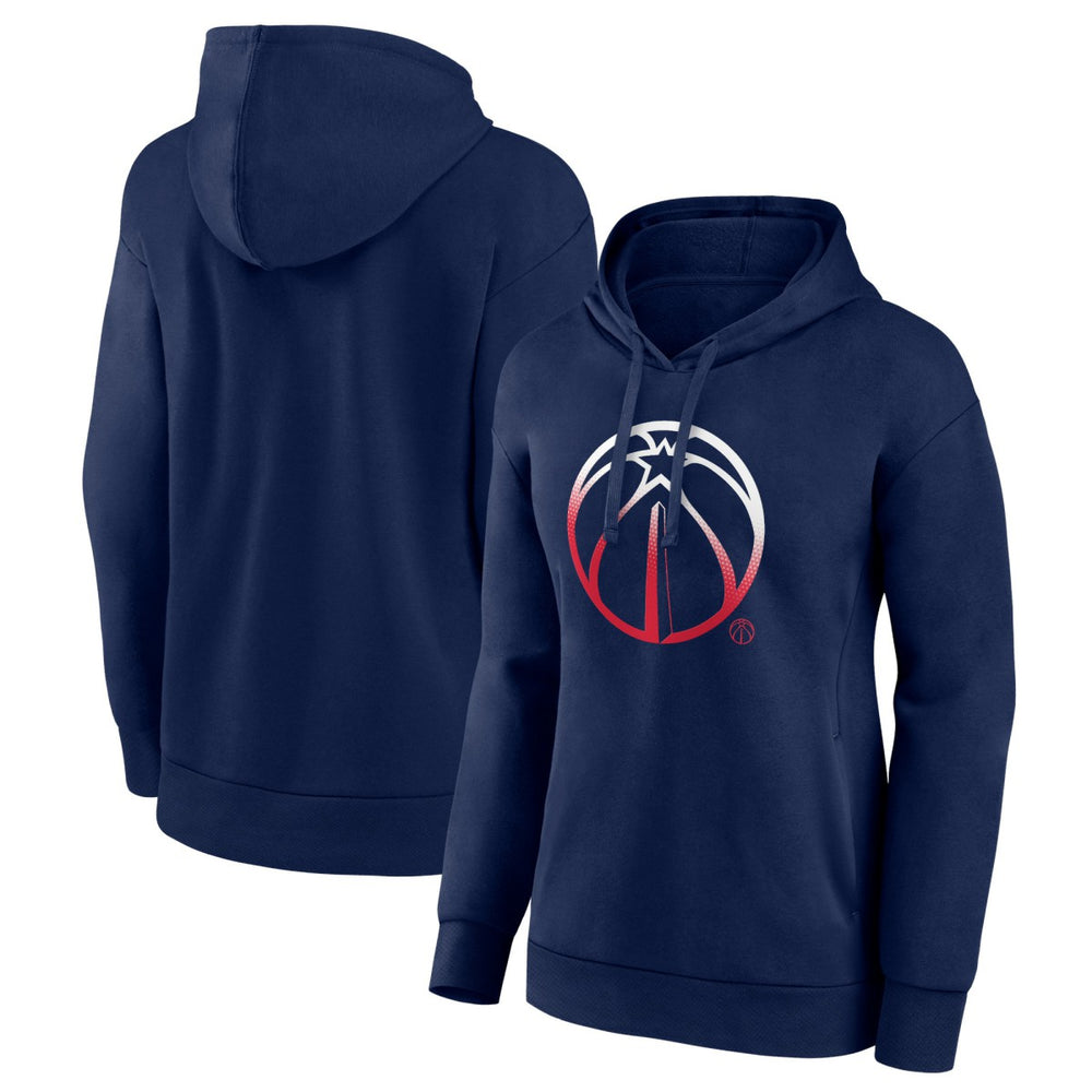 Washington Wizards Women's Gradient Logo Pullover Hoodie Navy - NBA
