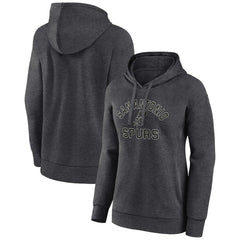 San Antonio Spurs Women's Overtime Pullover Hoodie Charcoal - NBA