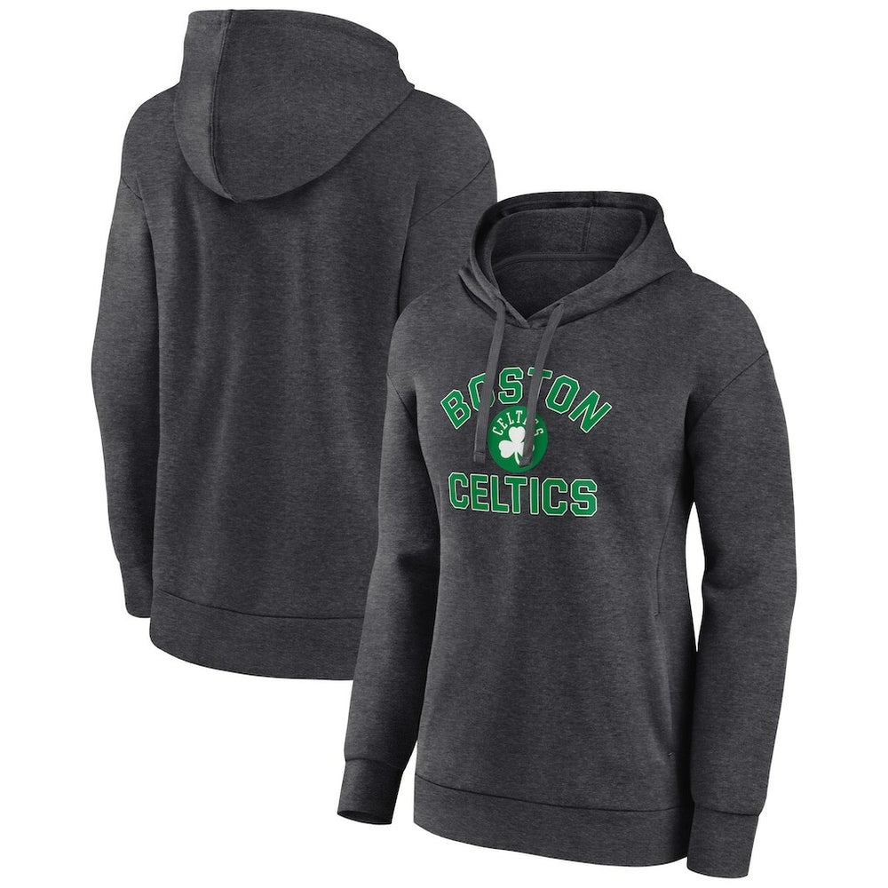 Boston Celtics Women's Overtime Pullover Hoodie Charcoal - NBA