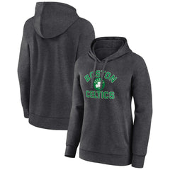 Boston Celtics Women's Overtime Pullover Hoodie Charcoal - NBA
