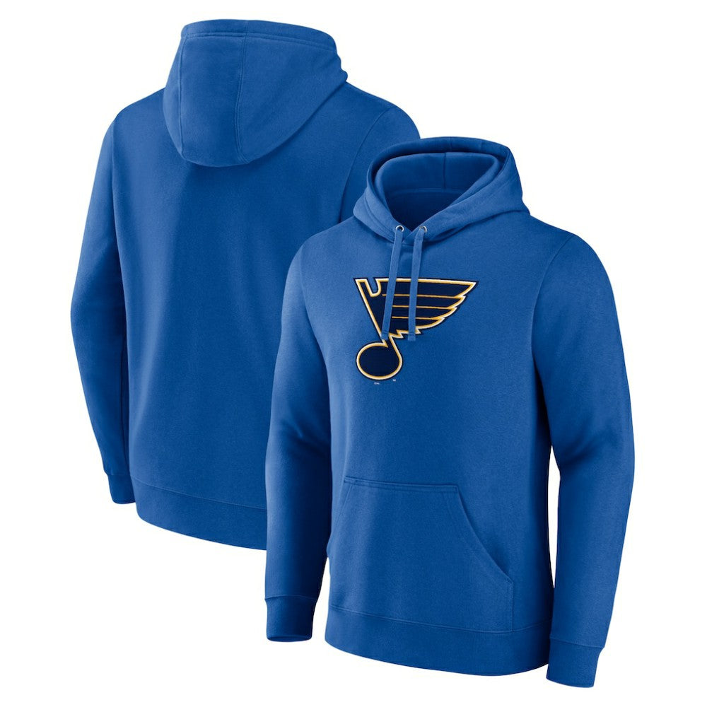 St. Louis Blues Fanatics Primary Logo Pullover Hoodie - Blue - NHL