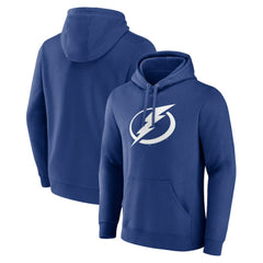 Tampa Bay Lightning Fanatics Primary Logo Pullover Hoodie - Blue - NHL