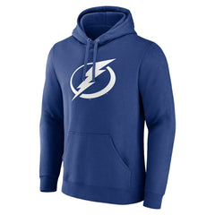 Tampa Bay Lightning Fanatics Primary Logo Pullover Hoodie - Blue - NHL