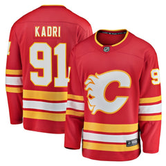 Nazem Kadri Calgary Flames Fanatics Home Breakaway Player Jersey - Red - NHL