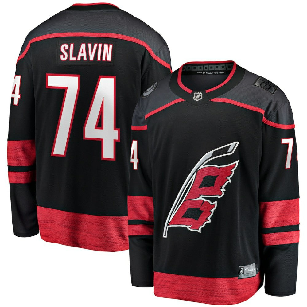 Jaccob Slavin Carolina Hurricanes Fanatics Home Breakaway Player Jersey - Black - NHL
