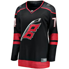 Jaccob Slavin Carolina Hurricanes Fanatics Women's Home Breakaway Player Jersey - Black - NHL