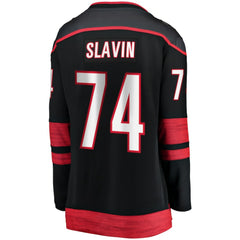 Jaccob Slavin Carolina Hurricanes Fanatics Women's Home Breakaway Player Jersey - Black - NHL