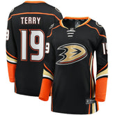 Troy Terry Anaheim Ducks Fanatics Women's Home Team Breakaway Player Jersey - Black - NHL