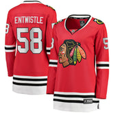 MacKenzie Entwistle Chicago Blackhawks Fanatics Women's Home Breakaway Player Jersey - Red - NHL