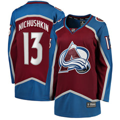 Valeri Nichushkin Colorado Avalanche Fanatics Women's Home Breakaway Player Jersey - Burgundy - NHL