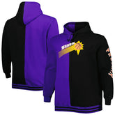 Phoenix Suns Big & Tall Hardwood Classics Split Pullover Hoodie Purple/Black - NBA