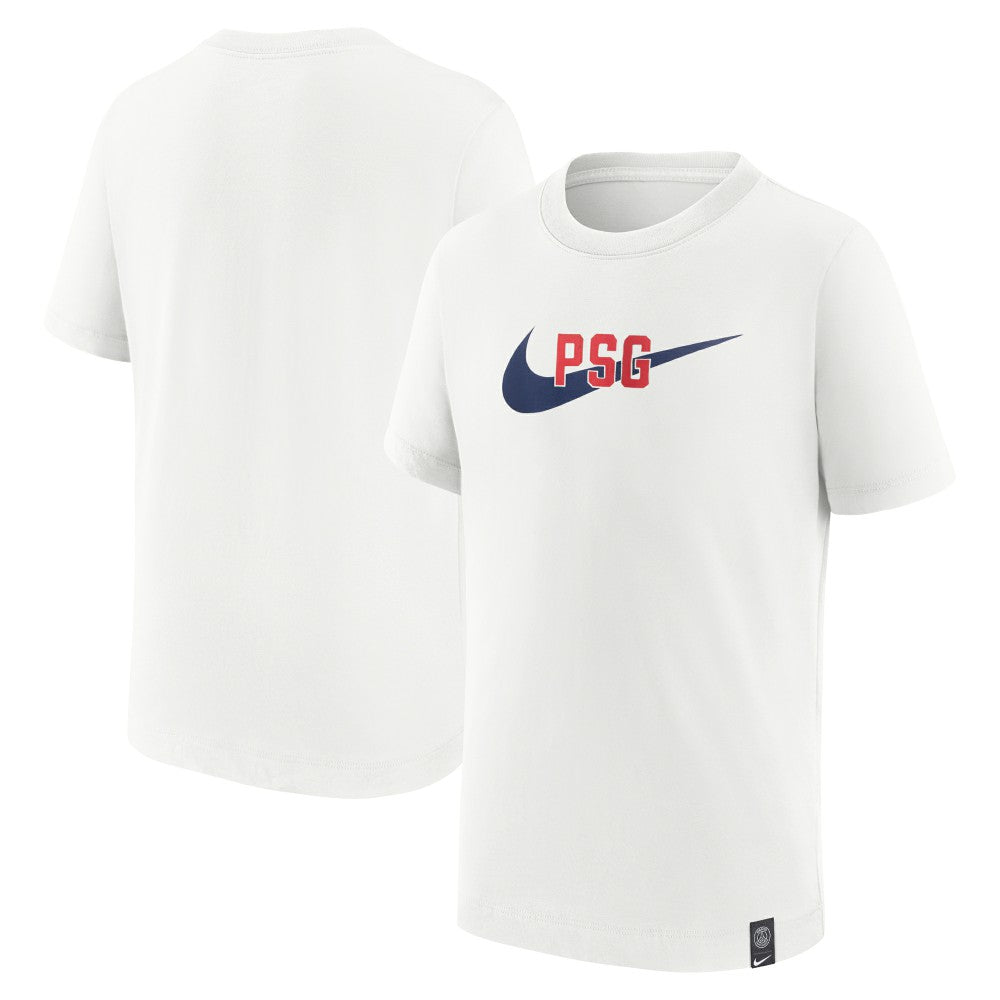 Paris Saint-Germain Youth Swoosh T-Shirt White | Nike discount