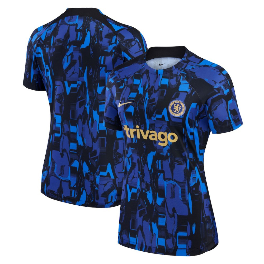 Chelsea Women's 2023/24 Home Academy Pro Pre-Match Top Blue | Nike Online