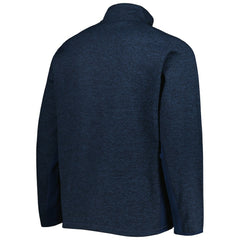 Seattle Kraken Antigua Course Quarter-Zip Jacket - Heathered Deep Sea Blue - NHL