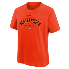 San Francisco Giants Nike Youth Authentic Collection Early Work Tri-Blend T-Shirt - MLB